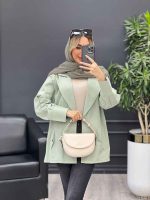 مانتو لینن سرشانه ژیله کد 4453 - تصویر 21