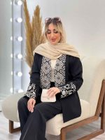 مانتو یقه آرشال پولک دوزی کد 4479 - تصویر 4