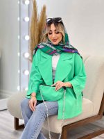 مانتو مازراتی کیف دار کد 4425 - تصویر 9