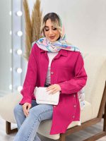 مانتو کراش بغل سه دکمه کد 4498 - تصویر 17
