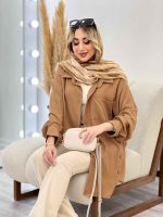 مانتو کراش بغل سه دکمه کد 4498 - تصویر 19