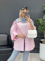 مانتو لینن پشت پیله دو پاگن کد 4478 - تصویر 2