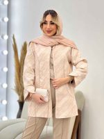 مانتو ژاکارد جلو باز کد 4500 - تصویر 10