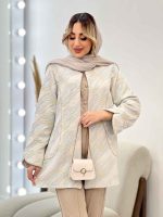 مانتو ژاکارد جلو باز کد 4500 - تصویر 15