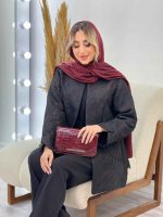 مانتو ژاکارد جلو باز کد 4500 - تصویر 12
