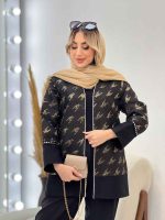 مانتو آستین آینه دوزی کد 4363 - تصویر 10