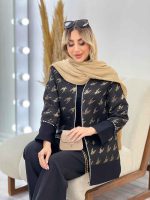 مانتو آستین آینه دوزی کد 4363 - تصویر 15