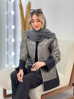 مانتو آستین آینه دوزی کد 4363 - تصویر 5