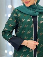 مانتو آستین آینه دوزی کد 4363 - تصویر 8