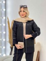 مانتو آستین آینه دوزی کد 4363 - تصویر 3