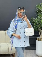 مانتو لینن ده دکمه کد 4454 - تصویر 18