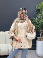 مانتو لینن ده دکمه کد 4454 - تصویر 5