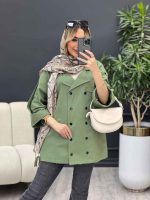 مانتو لینن ده دکمه کد 4454 - تصویر 7