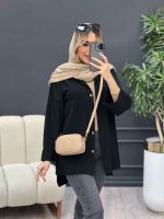 مانتو لنین بغل سه دکمه کد 4344 - تصویر 15