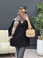 مانتو لینن ده دکمه کد 4454 - تصویر 6