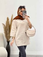 مانتو لینن نچرال یقه دار کد 4508 - تصویر 20