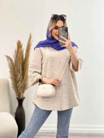 مانتو لینن نچرال یقه دار کد 4508 - تصویر 18