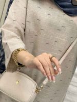مانتو لینن نچرال یقه دار کد 4508 - تصویر 27