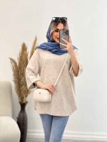 مانتو لینن نچرال یقه دار کد 4508 - تصویر 23