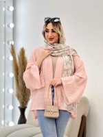 مانتو دوخت دار بغل چاک کد 4488 - تصویر 14