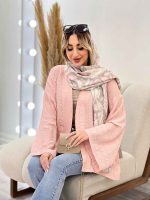 مانتو دوخت دار بغل چاک کد 4488 - تصویر 18