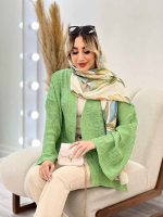 مانتو دوخت دار بغل چاک کد 4488 - تصویر 13