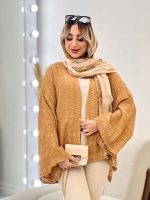 مانتو دوخت دار بغل چاک کد 4488 - تصویر 2