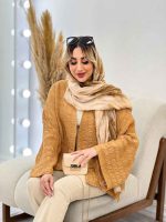 مانتو دوخت دار بغل چاک کد 4488 - تصویر 7