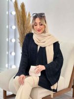 مانتو دوخت دار بغل چاک کد 4488 - تصویر 16