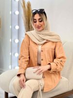 مانتو کتان دو جیب پشت پیله کد 4465 - تصویر 29
