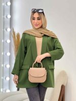 مانتو مازراتی یقه آرشال کد 4387 - تصویر 5