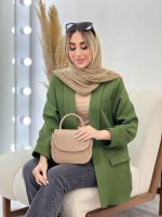 مانتو مازراتی یقه آرشال کد 4387 - تصویر 7