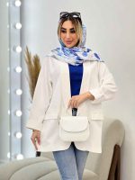 مانتو مازراتی یقه آرشال کد 4387 - تصویر 4