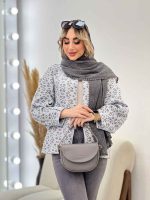 مانتو دوخت دار مغزی دوزی کد 4514 - تصویر 11