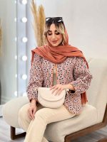 مانتو دوخت دار مغزی دوزی کد 4514 - تصویر 13