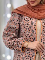 مانتو دوخت دار مغزی دوزی کد 4514 - تصویر 10