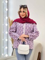مانتو دوخت دار مغزی دوزی کد 4514 - تصویر 6