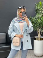 مانتو لینن آستین گت کد 4483 - تصویر 22