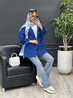 مانتو لینن آستین گت کد 4483 - تصویر 19