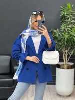 مانتو لینن آستین گت کد 4483 - تصویر 2