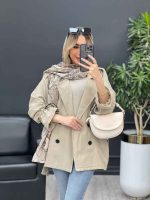 مانتو لینن آستین گت کد 4483 - تصویر 7