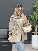 مانتو لینن آستین گت کد 4483 - تصویر 23