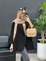 مانتو لینن چهاردکمه آستین پاکتی کد 4484 - تصویر 21
