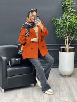 مانتو لینن آستین گت کد 4483 - تصویر 14
