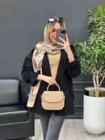 مانتو لینن آستین گت کد 4483 - تصویر 6