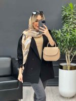 مانتو لینن آستین گت کد 4483 - تصویر 11