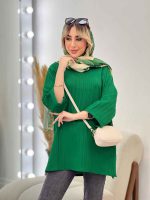 مانتو کراش یقه چاک کد 4506 - تصویر 14