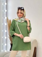 مانتو کراش یقه چاک کد 4506 - تصویر 11