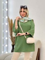 مانتو کراش یقه چاک کد 4506 - تصویر 9