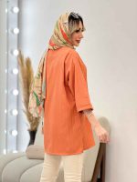 مانتو کراش یقه چاک کد 4506 - تصویر 16